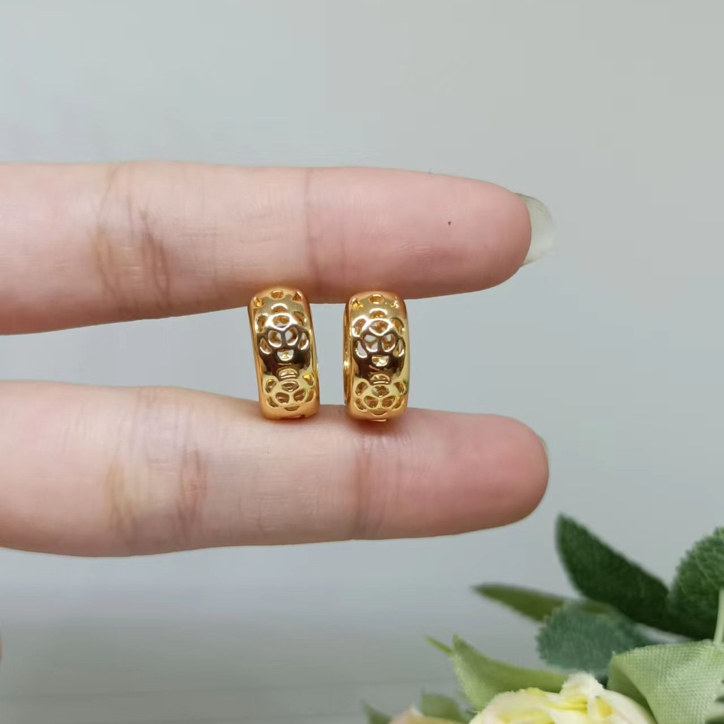 Wanita Xuping Fashion Versi Korea Anting Pasangan/Bahan Tembaga Anting Pria Dan