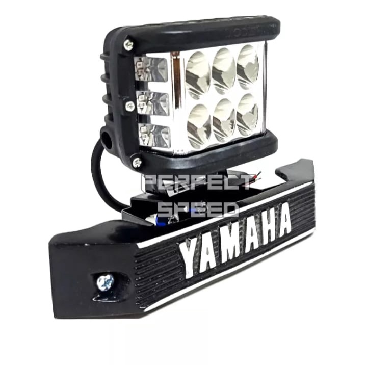 PAKET LAMPU TEMBAK/LAMPU SOROT LED MODEL 4611+KUMIS YAMAHA UNTUK MOTOR RX-KING SERIES