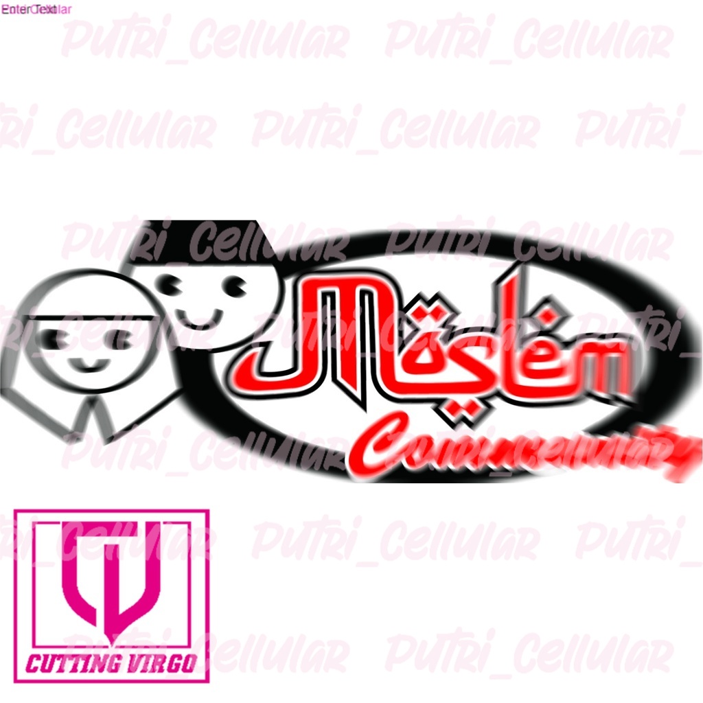 

Cutting stiker motor dan mobil Moslem comunity B 7380