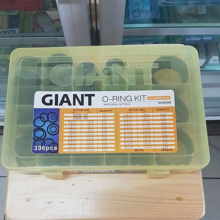 Giant O Ring Kit Caterpillar Box 396 Pcs Shopee Indonesia