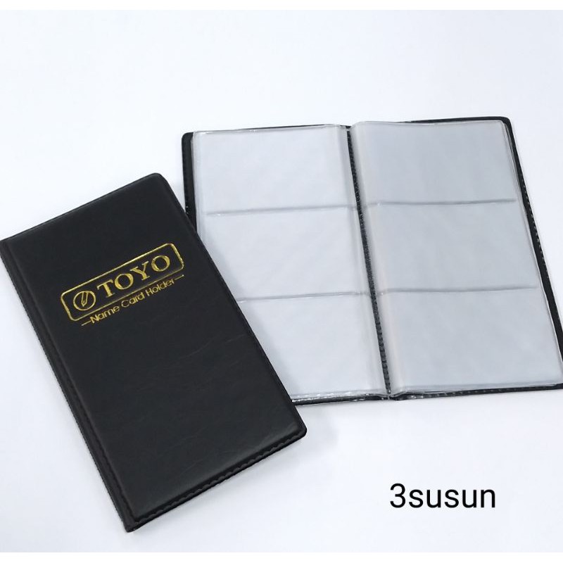 

TEMPAT KARTU NAMA 3 SUSUN MERK TOYO/NAME CARD HOLDER TOYO