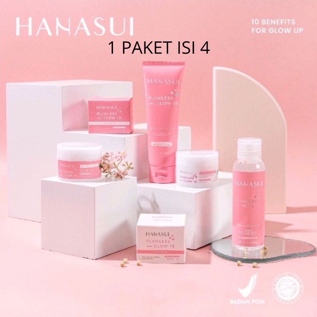 [BUNDLING] Hanasui Skincare Flawless Glow 10 Series Original