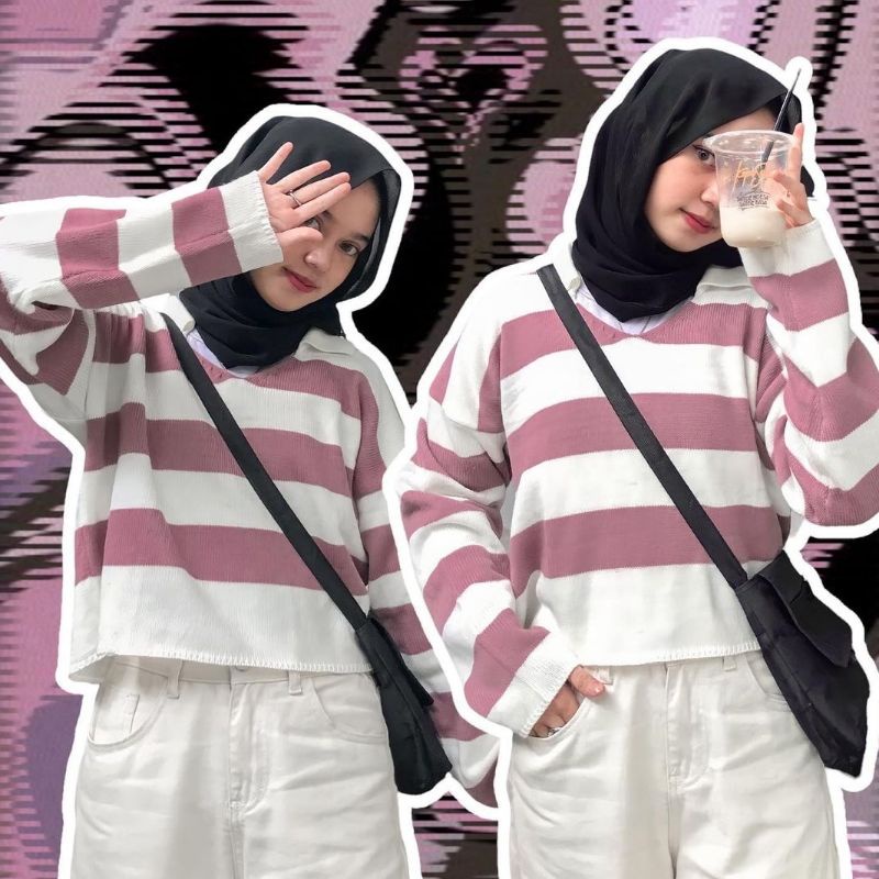 SWEATER FUJI CROP TOP BEST