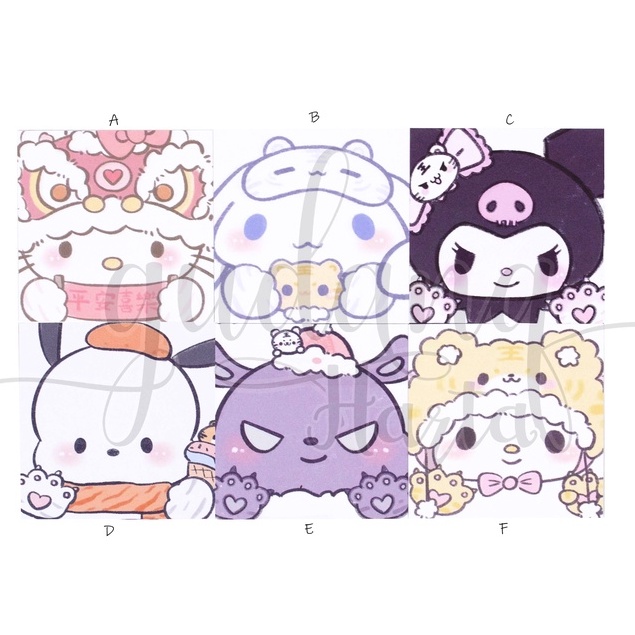 

GCC Sticky Notes Karakter Winter Notes Motif Kartun Jepang Lucu GCC 301481