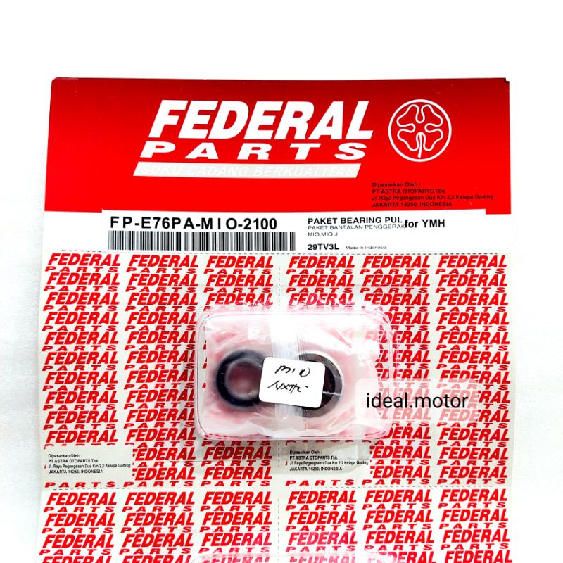 bearing dan roces pully puly set Mio Mio J Federal Parts FP E76PA MIO 2100