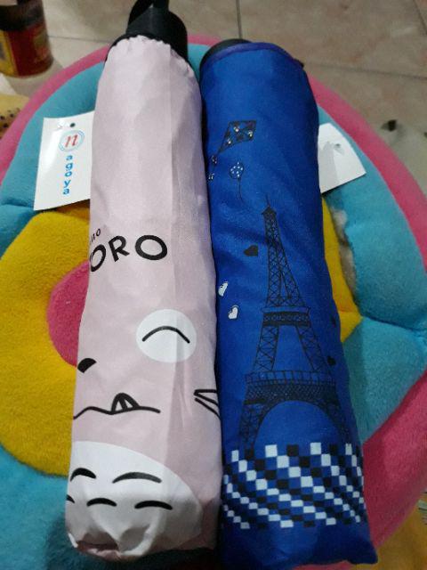 Payung Lipat 3 Motif Totoro Lucu