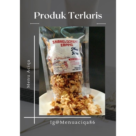 

sambel goreng emping 120gr