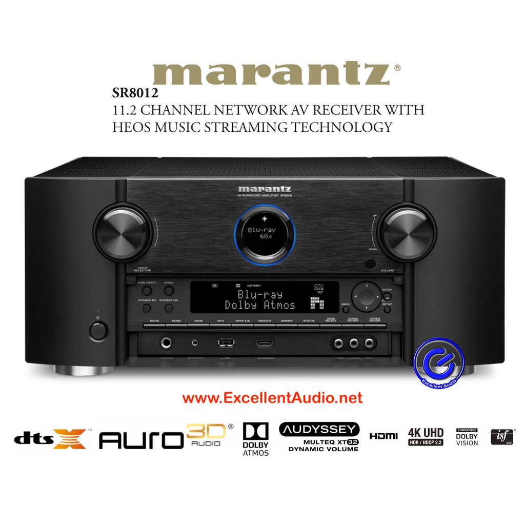 Marantz Sr8012 Sr 8012 Dolby Atmos Dts Av Receiver Amplifier Shopee Indonesia