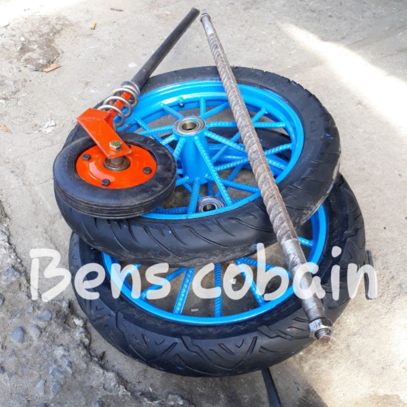 Roda Gerobak Ring 14 inch fullset Roda Gerobak Dorong