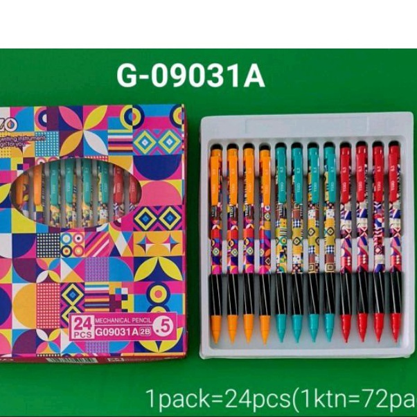 

pensil mekanik 0,5 tizo motif batik 09031 satuan