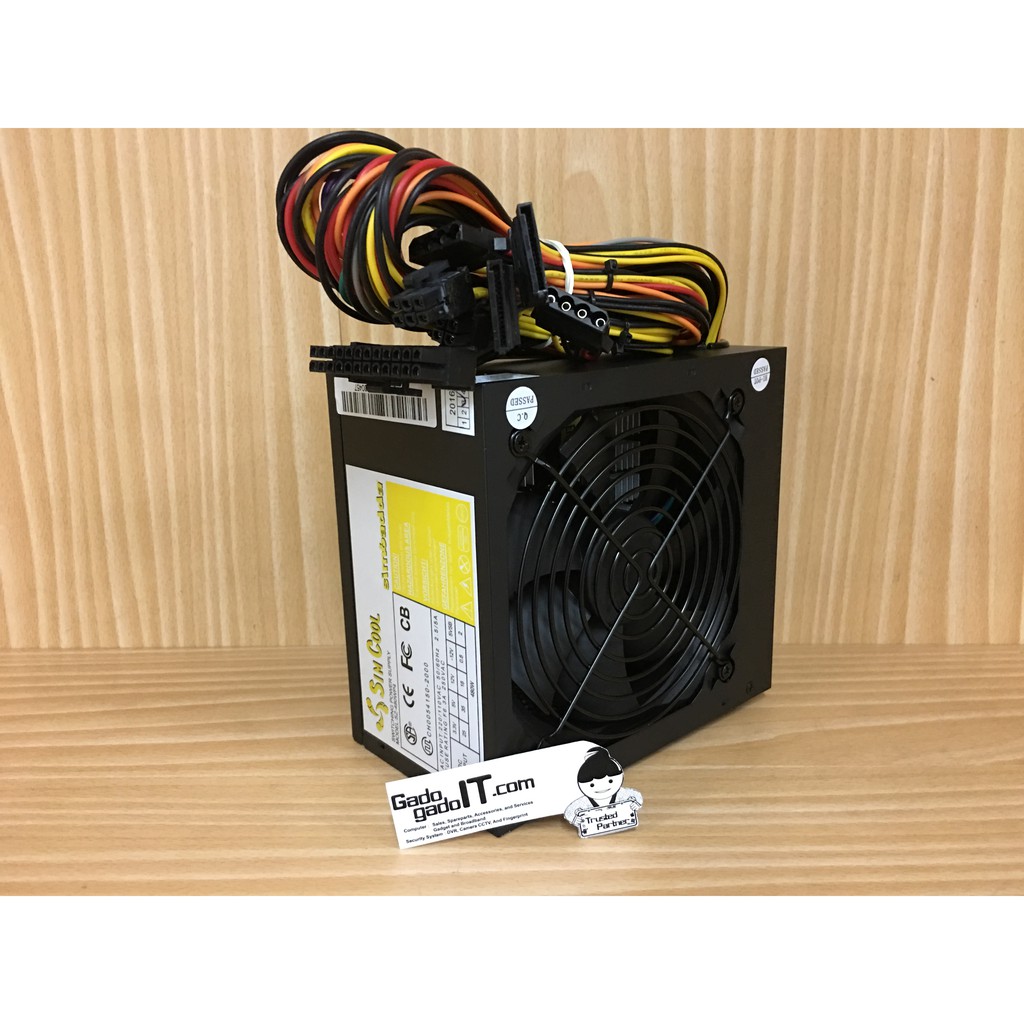 Jual Power Supply Unit/PSU SIMBADDA Sim Cool 480 WATT (OEM) GARANSI
