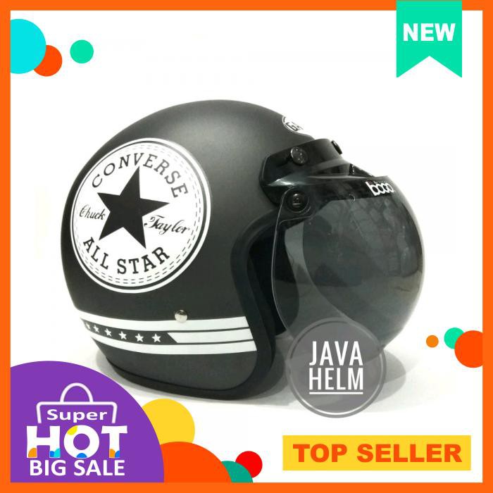 Helm Retro Bogo Vespa Classic