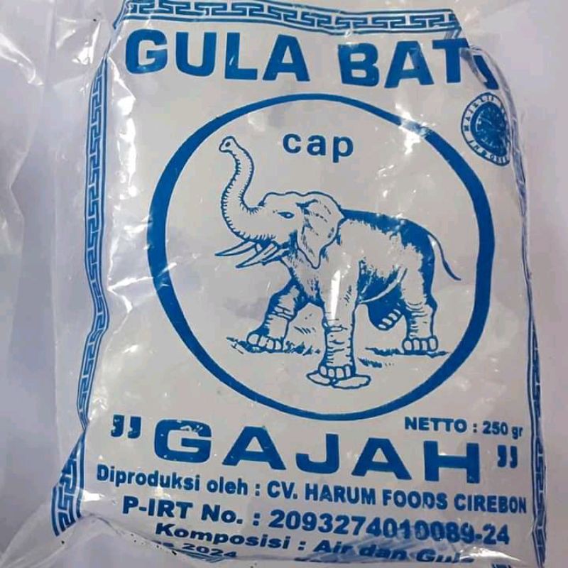 

Gula kristal white Gajah 250gr