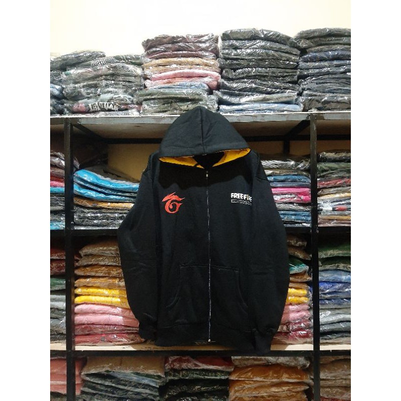 [PROMO] COD /Jaket Hoodie Sweater Free Fire Bendera / hoodie free fire / sweater game garena