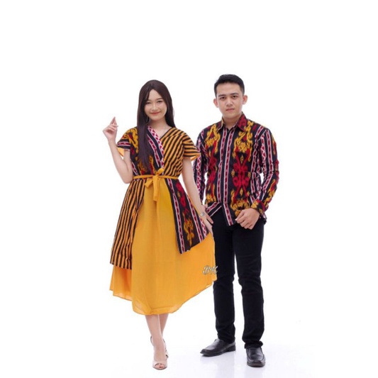 COUPLE Dress Batik wanita MOTIV SONGKET