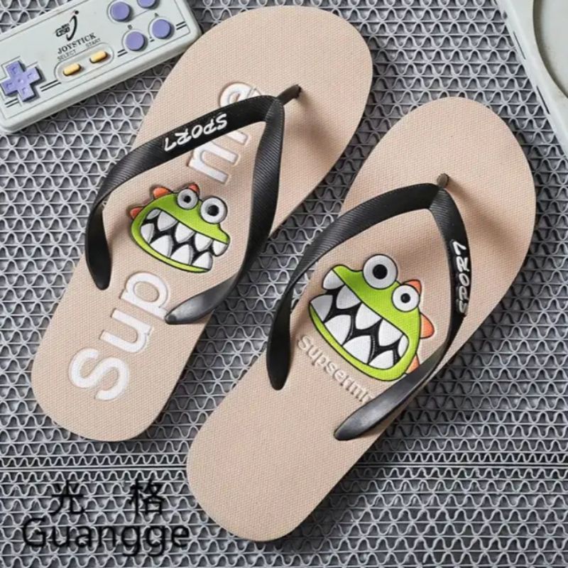 Sandal Flip Flop Terbaru - Sandal Motif CROPY Anti Slip
