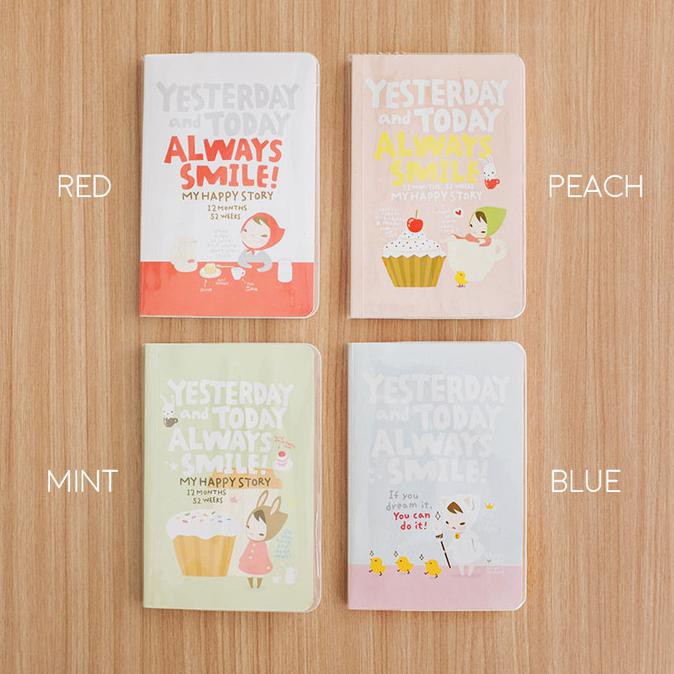 

Always Smile Everyday Organizer / Buku Tulis / Buku Catatan - RED Kode 21