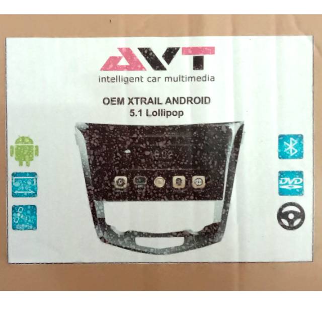 Head Unit AVT OEM XTRAIL ANDROID 10" Android 5.1 Lollipop for  XTRAIL 2500cc - Second Original