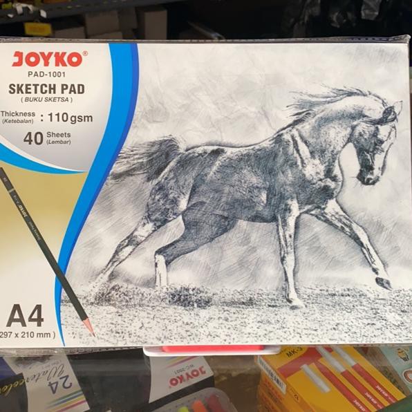 

Sketch pad book / buku sketsa A4 pad-1001 joyko (KODE R79)