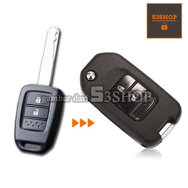 Casing Kunci Lipat Flip Key Rumah Kunci Honda New Mobilio New Brio BRV