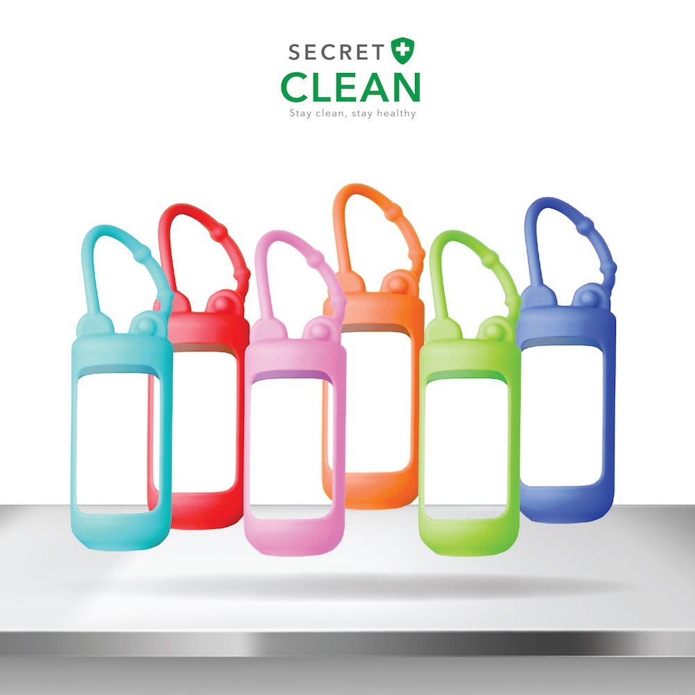 SECRET CLEAN Hand Sanitizer + Silicone Case