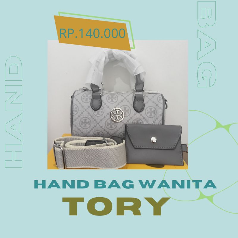 Tas Hand Bag Wanita Import Tory Burch (Sudah Termasuk Dompet Kecil)
