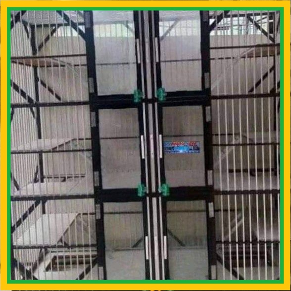 Kandang Kucing Aluminium/3TINGKAT MINIMALIS/Aluminium Teranyar