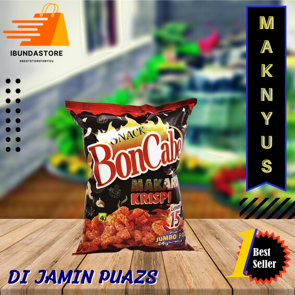 

Bon Cabe Makaroni Krispi Level 10 Ecer atau Renceng isi 30g / Macaroni pedas / Agen Snack Murah Surabaya / Makanan Gurih Pedas / New Product / Limited Stock / IBUNDASTORE