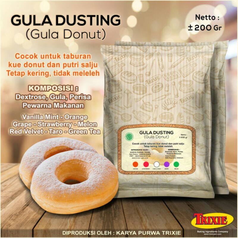 Trixie Gula Dusting ( Gula Donut ) 200 gr