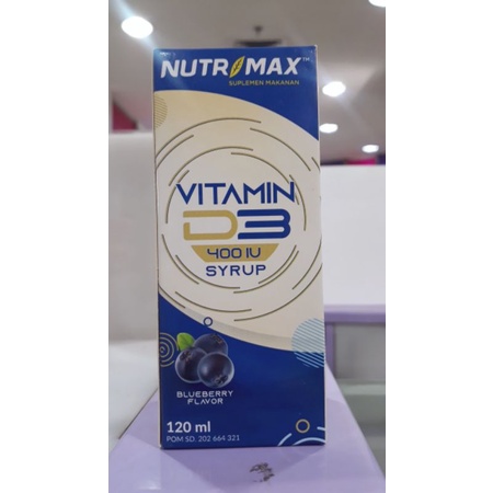 Nutrimax Vitamin D3 400 IU Syrup