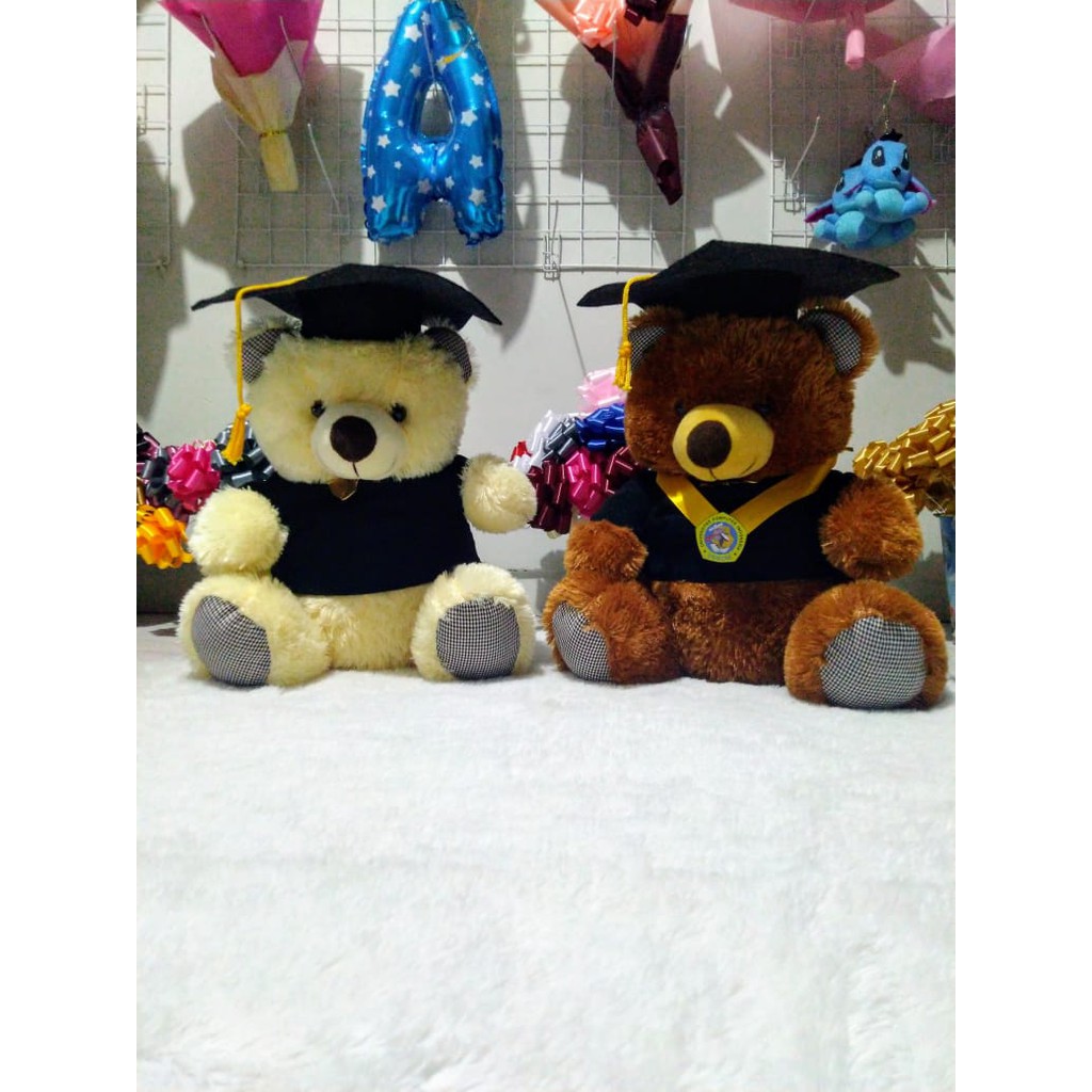 BONEKA BERUANG WISUDA | TEDDY BEAR | BERUANG BESAR| BONEKA WISUDA | PANDA | BEAR DUDUK 45CM