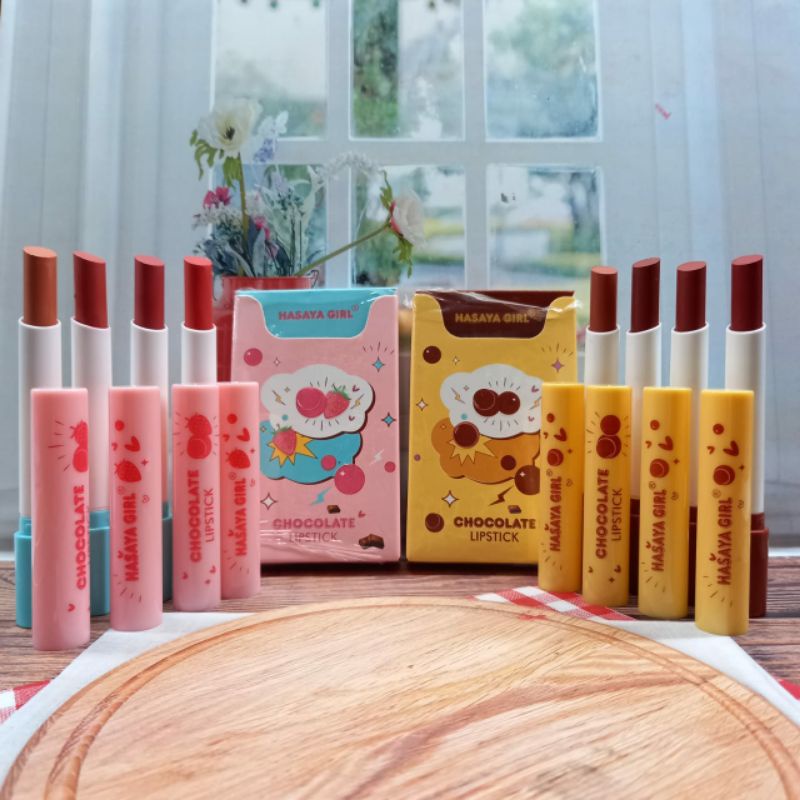 HASAY GIRL LIPSTICK NUDE CHOCOLATE ISI.4