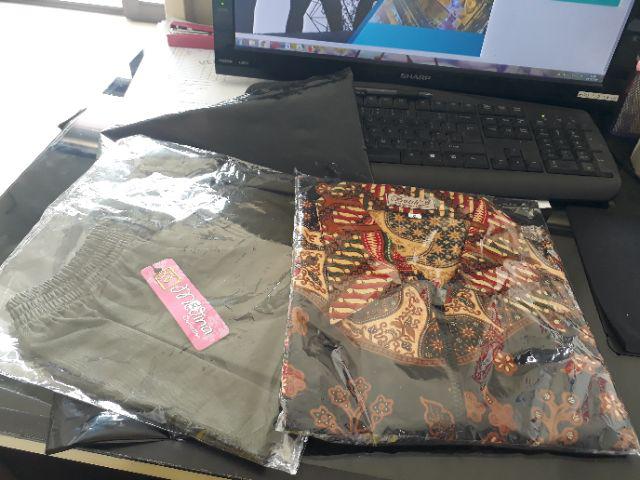 Terlaris Serut Genes Jelita Tunic Navbor Yelbor Whitbor Creambor Tunik Batik Modern Hrb030 Dolbi Dob