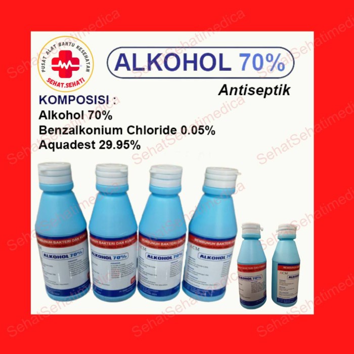 Alkohol 70% 100ml ACM / Alkohol 70% 100 Ml
