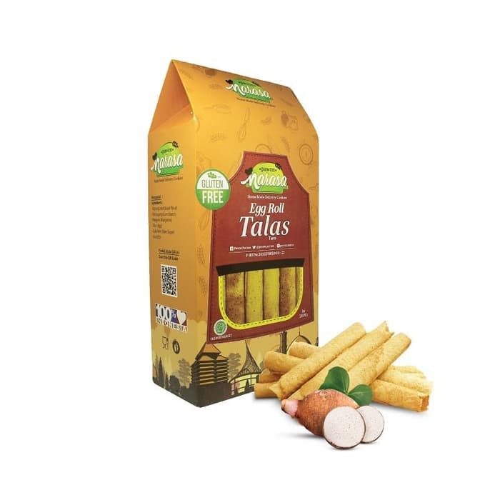 

Pawon Narasa Snack Egg Roll Gluten Free - Talas - 130gr