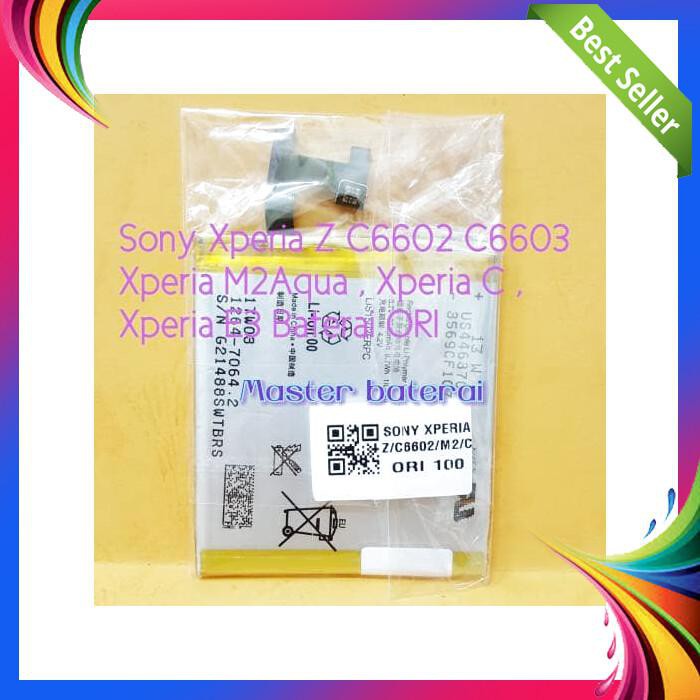 BATERAI SONY XPERIA Z C6602 C6603 M2 AQUA XPERIA C XP E3 ORI
