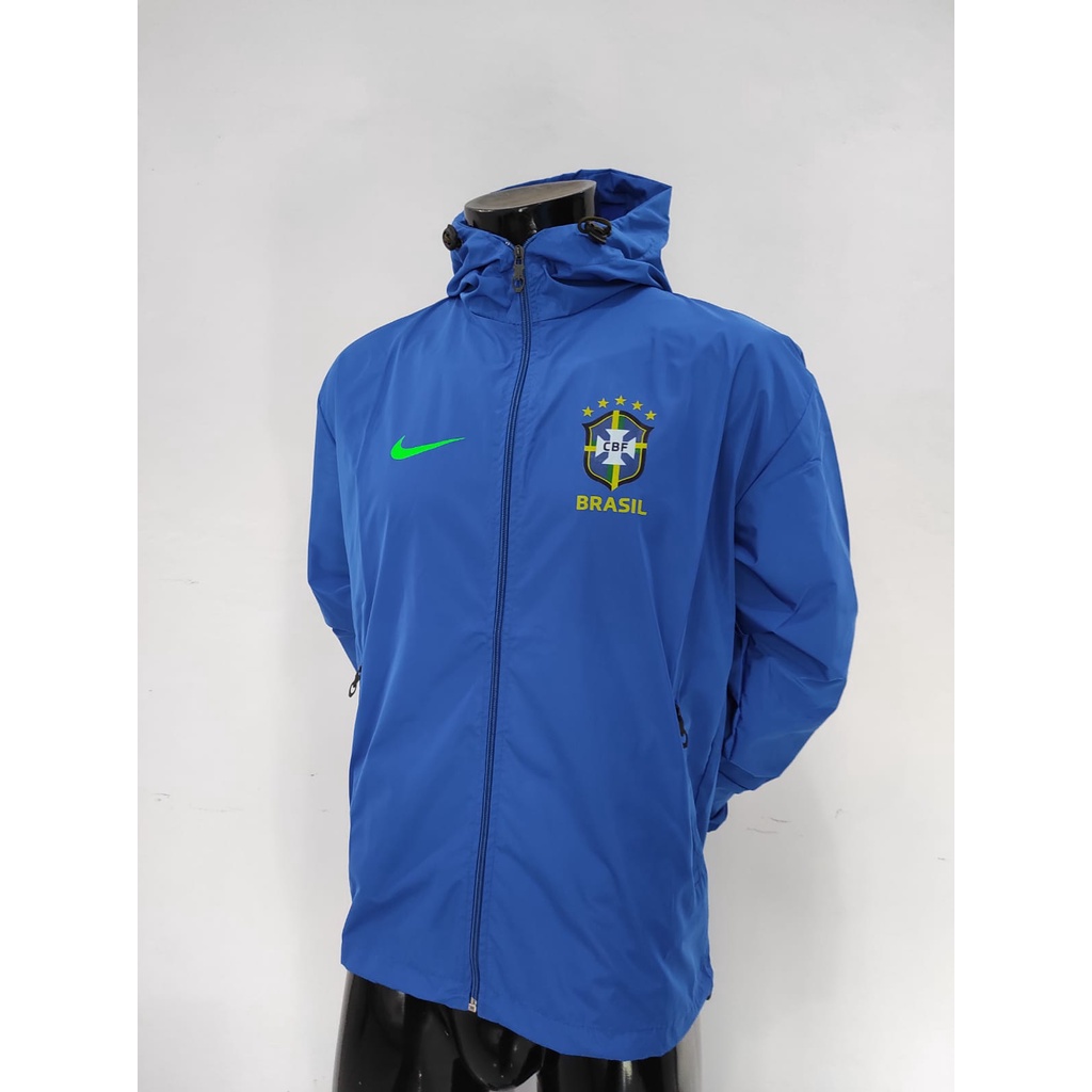 JAKET PARASUT BRAZIL ANTHEM BLUE