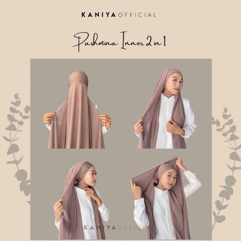 PASHMINA INNER 2in1 BISA BOLAK BALIK | PASHMINA INER / pashmina inner