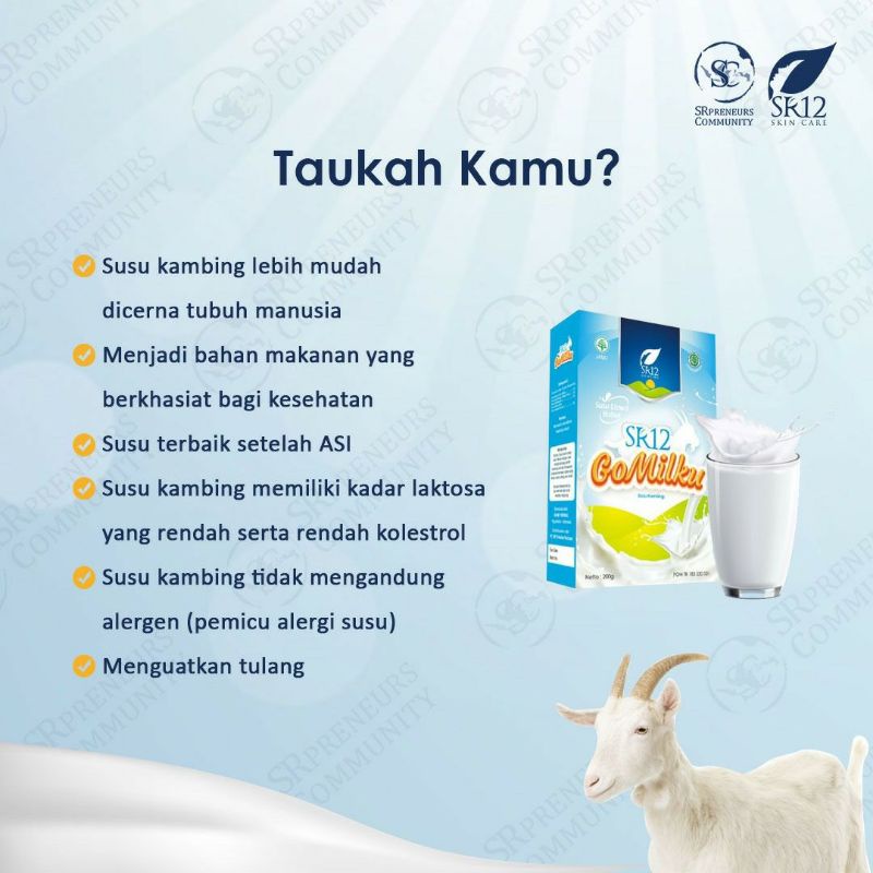 

GOMILKU susu kambing etawa HALAL KUALITAS PREMIUM