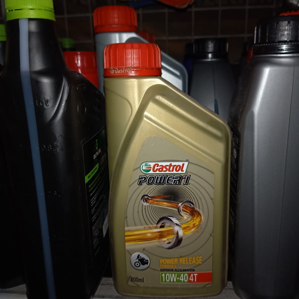 [4TAK] - OLI MESIN CASTROL POWER 4TAK - 10W40 - 800 ml - OLI MESIN 4 TAK