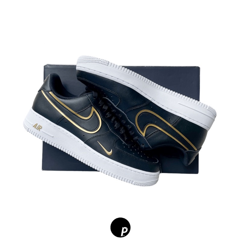 Nike Air Force 1 Lv8 Black Metallic Gold