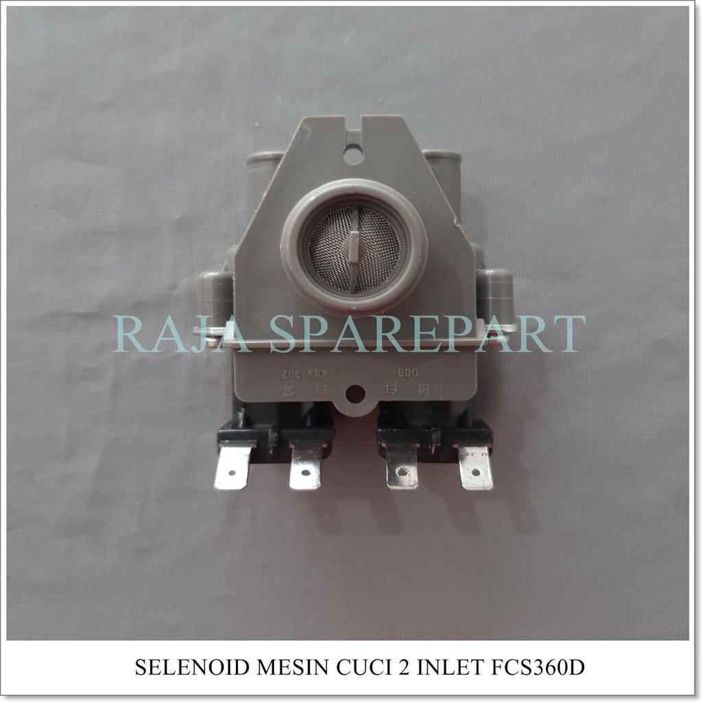 Selenoid / Water Inlet Mesin Cuci INLET DOUBLE FCS360D (AC 220V)