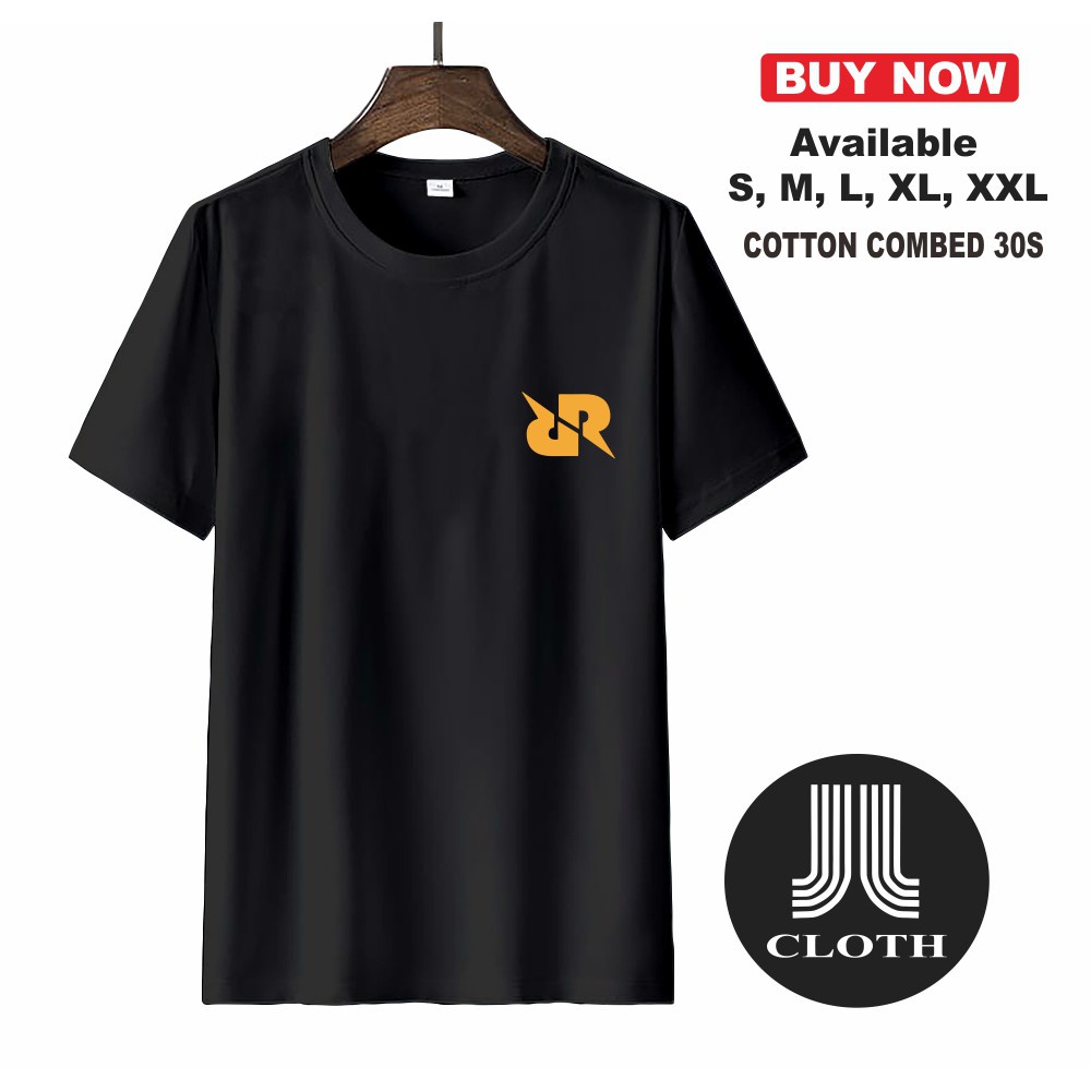 MILIKI KAOS DISTRO FASHION PRIA WANITA RRQ LOGO PREMIUM COTTON COMBED 30S