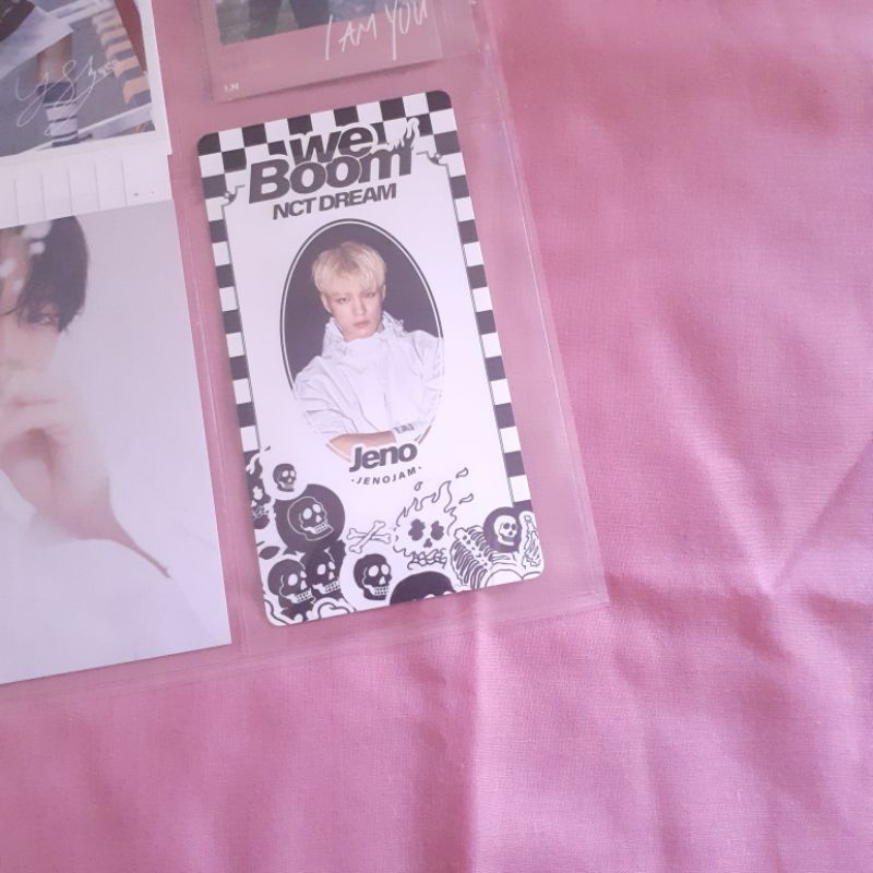 wts boom card bc scratch jeno we boom nct dream official
