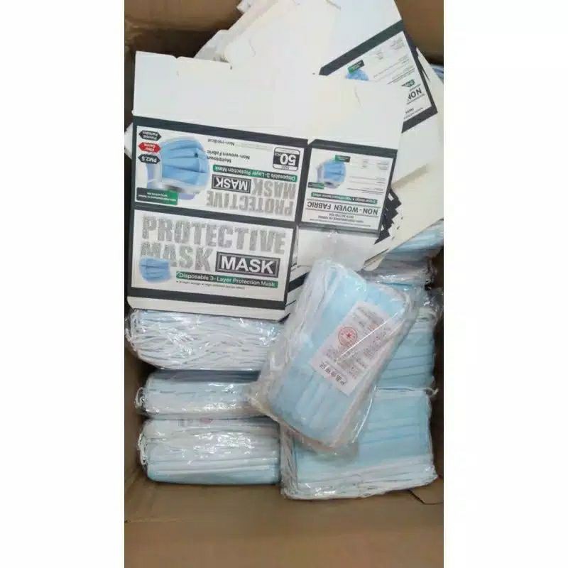 [ HeadLoop / Hijab ] Masker HeadLoop 3 ply / Masker Headloop Hijab / Masker Hijab