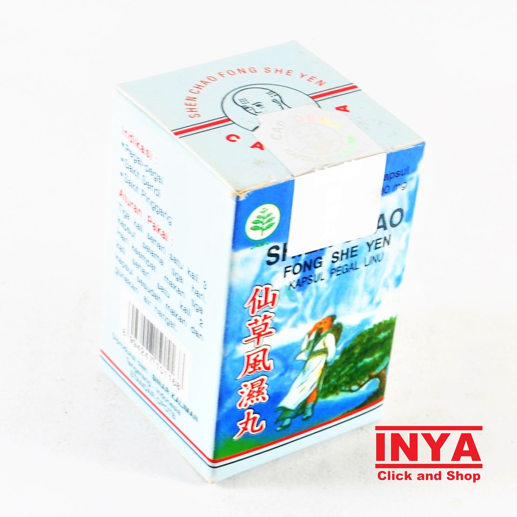 Obat Pegal Linu/ Rematik/ Encok SHIEN CHAO FONG SHE YEN (obat dalam) 20capsule