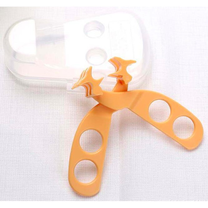 Gunting makanan bayi momo, Food scissors momo, Baby food scissors, Gunting anak, Gunting aman