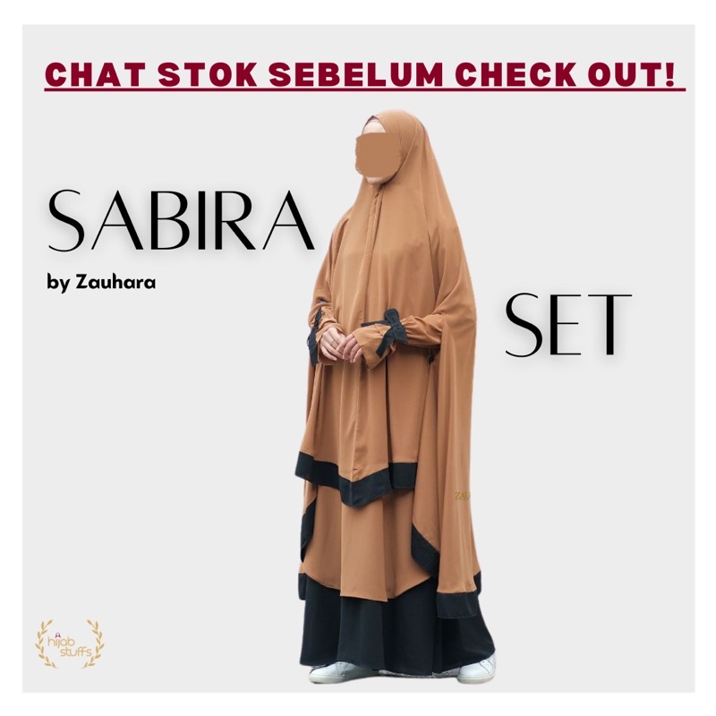 GAMIS SET SABIRA | ZAUHARA | HIJAB SYARI POLOS