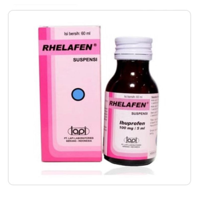 Rhelafen - Ibuprofen sirup - Obat Penurun Demam Anak