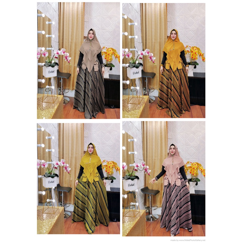 ALEXA SYARI BY CUP-IN DESIGN_Gamis Syar'i Cup In Kekinian Terlaris Termurah Bestseller